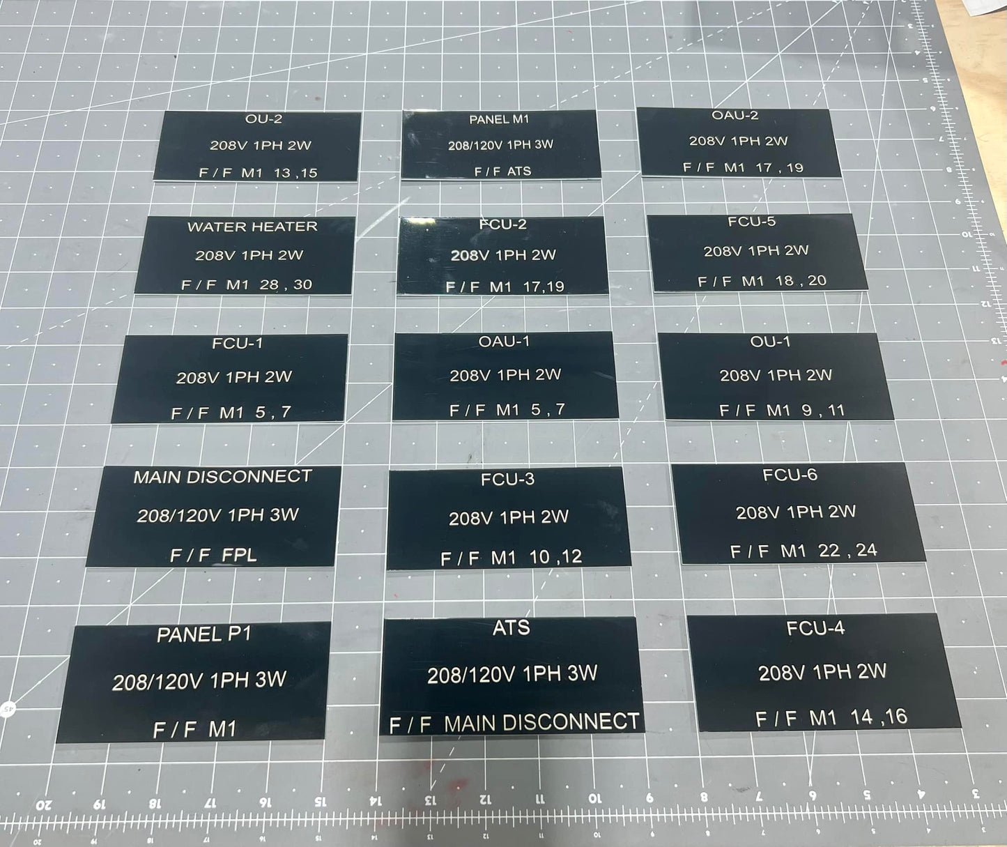 Phenolic Name Tags