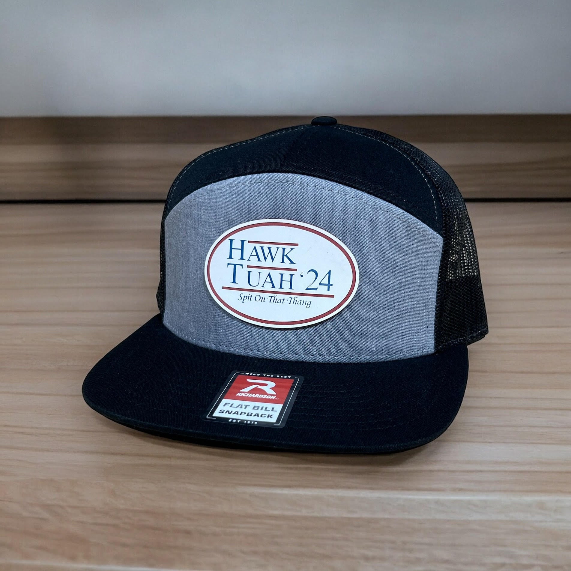 hauck tuah hats Hawk Tuah '24 RIchardson Trucker Flat Bill – LazeNgrave Dynamic Solutions LLC