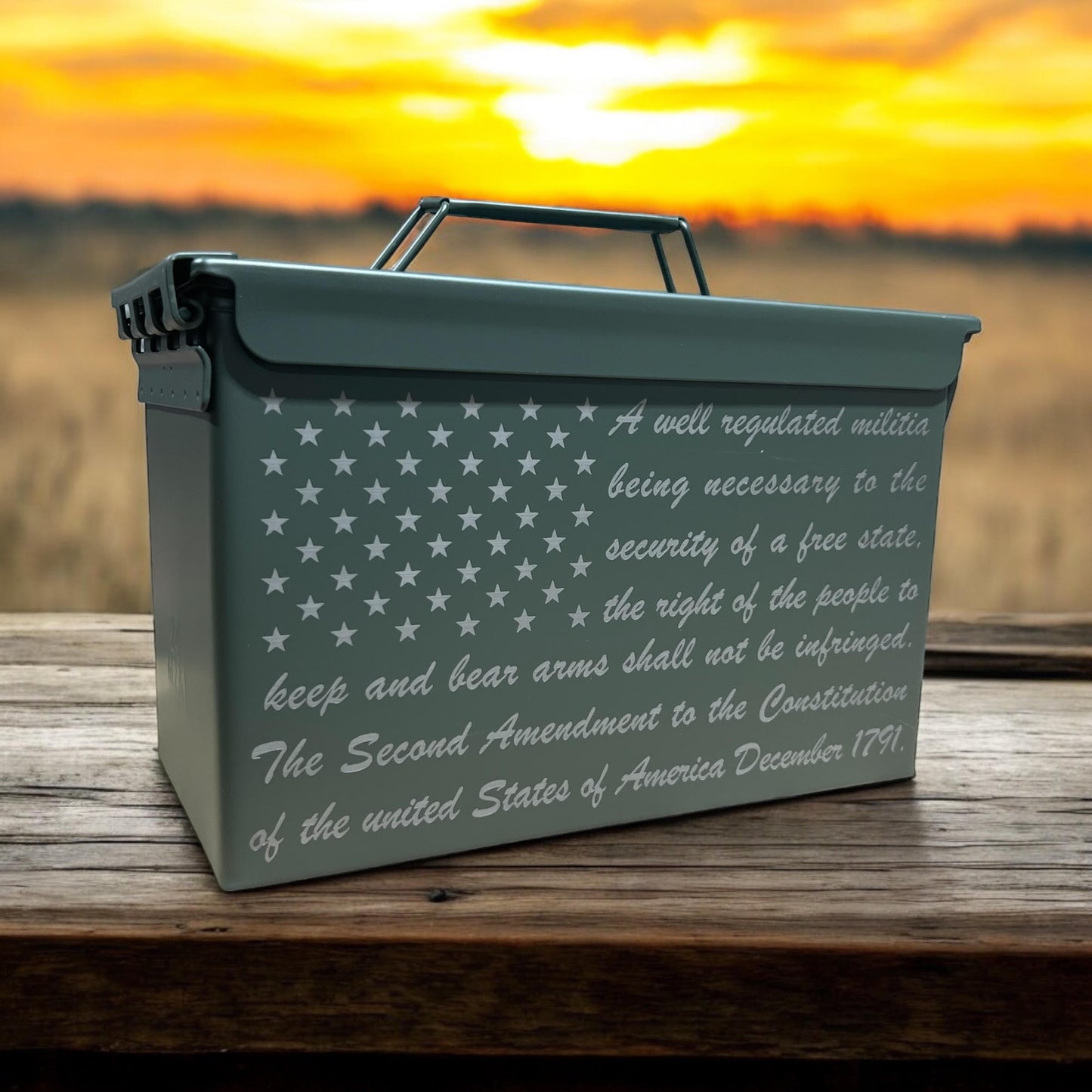 Ammo Can Engraved .50 Caliber